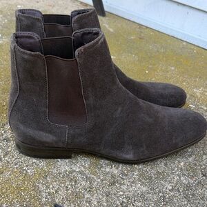 Express Men's Chukka Boots - Dark Brown Suede